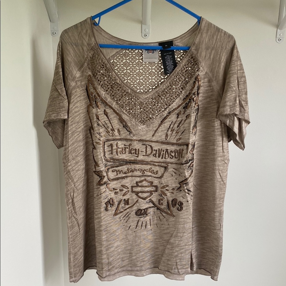 Harley-Davidson Tan shirt